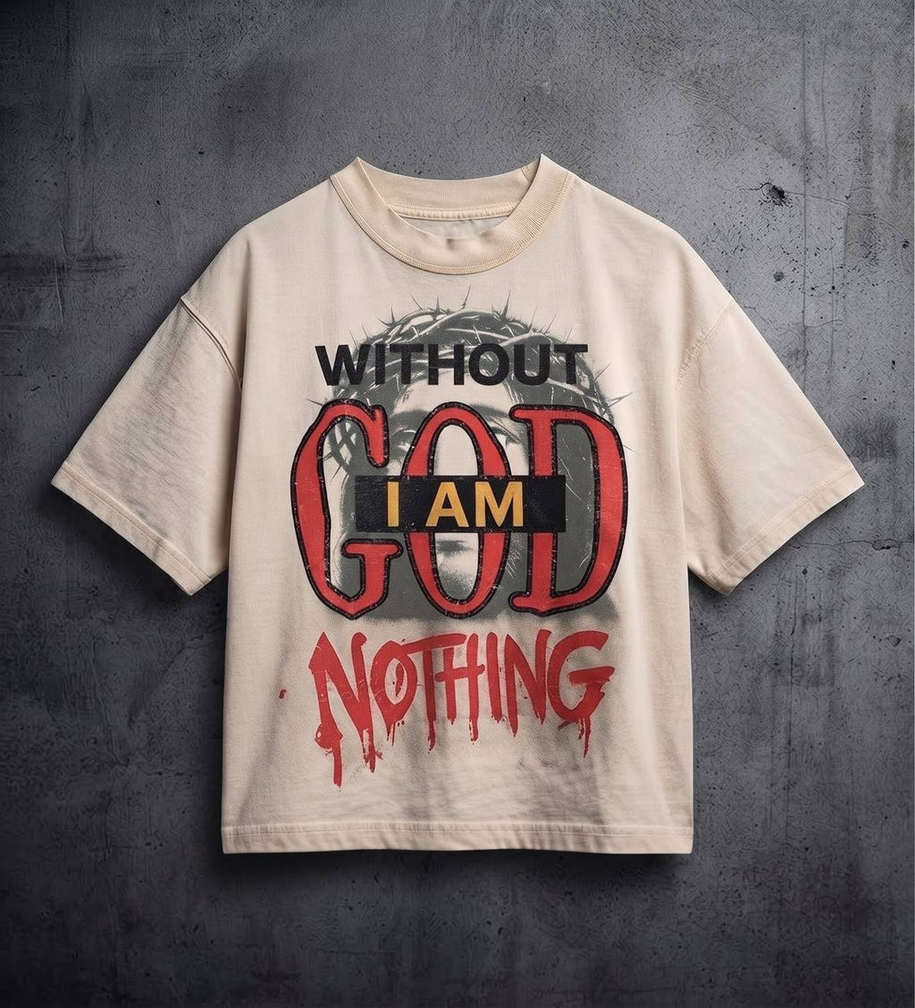 Lara Rêveuse Without God I Am Nothing Tee