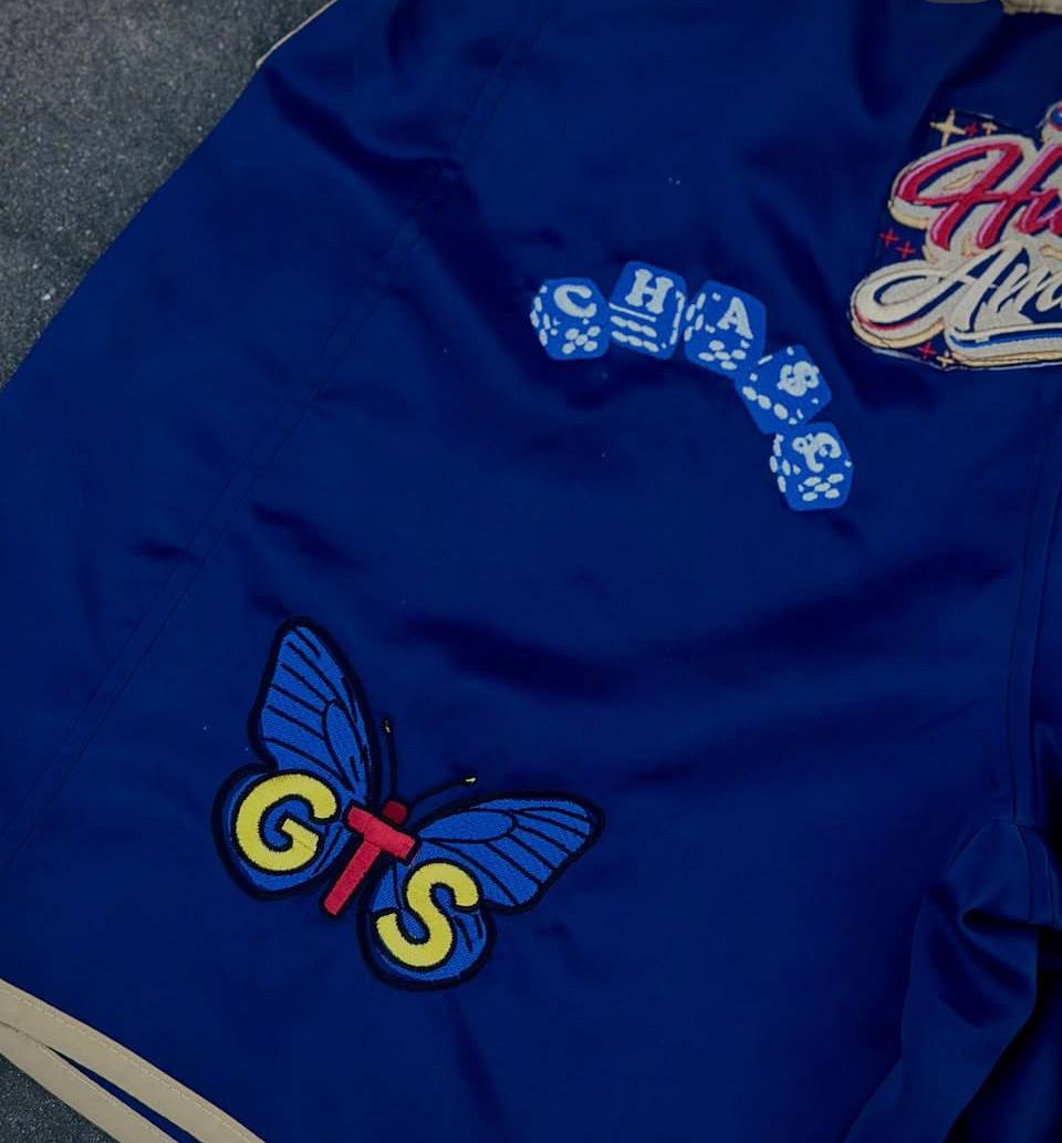Blue Custom Boxing Shorts