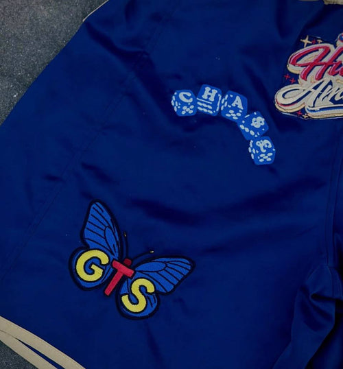 Blue Custom Boxing Shorts