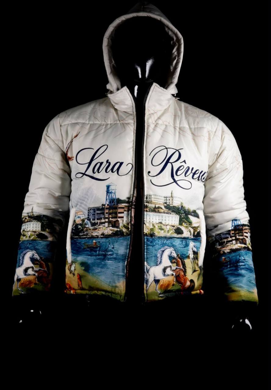 Lara Rêveuse Puffer Jacket - back view